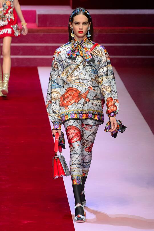 Dolce & Gabbana Frühjahr/Sommer 2018 Kollektion, Mailand Fashion Week
