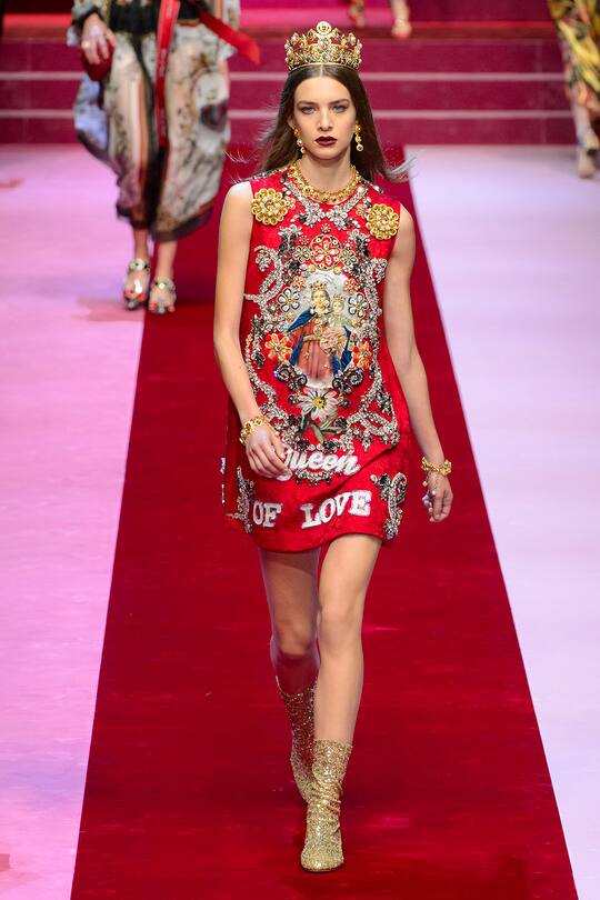 Dolce & Gabbana Frühjahr/Sommer 2018 Kollektion, Mailand Fashion Week