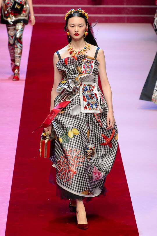 Dolce & Gabbana Frühjahr/Sommer 2018 Kollektion, Mailand Fashion Week
