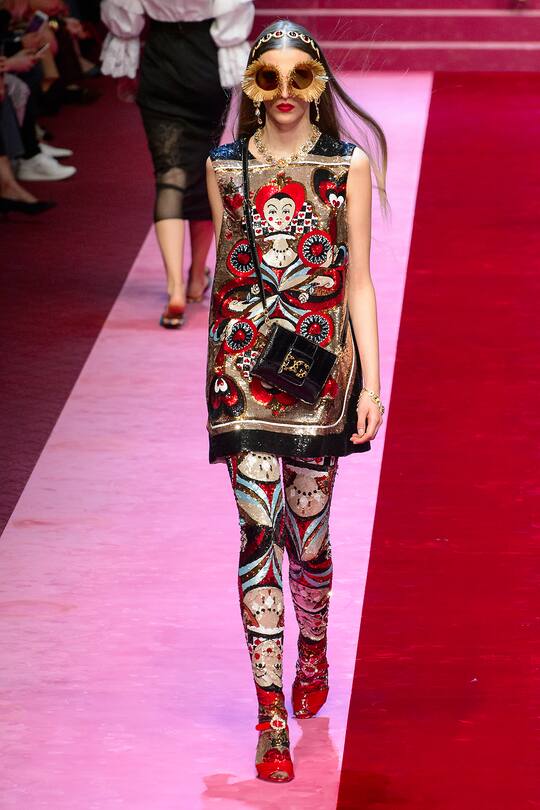 Dolce & Gabbana Frühjahr/Sommer 2018 Kollektion, Mailand Fashion Week
