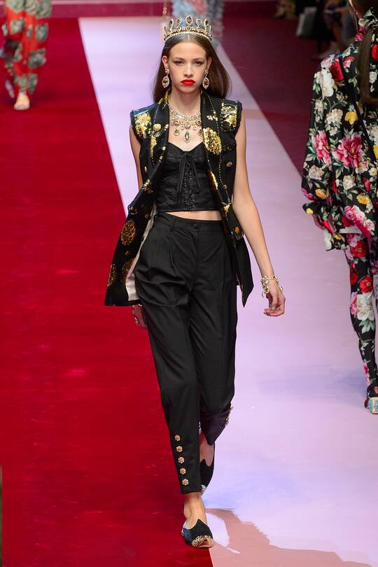 Dolce & Gabbana Frühjahr/Sommer 2018 Kollektion, Mailand Fashion Week
