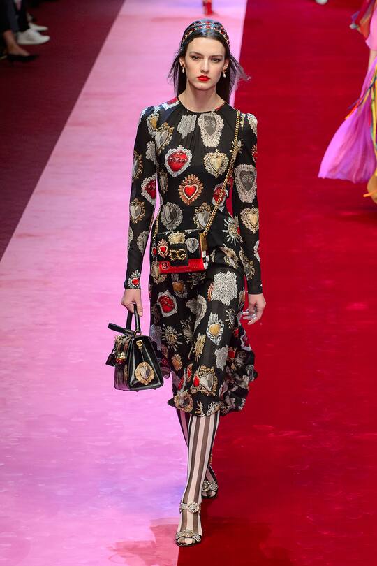 Dolce & Gabbana Frühjahr/Sommer 2018 Kollektion, Mailand Fashion Week
