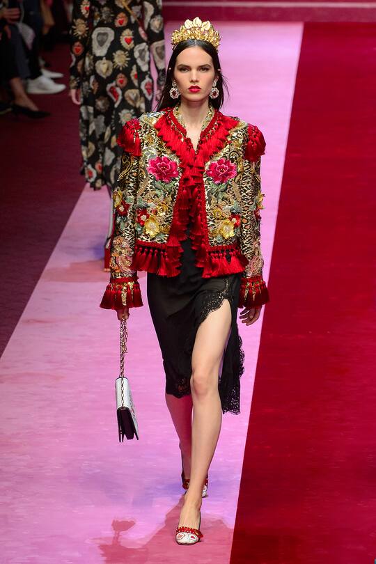 Dolce & Gabbana Frühjahr/Sommer 2018 Kollektion, Mailand Fashion Week