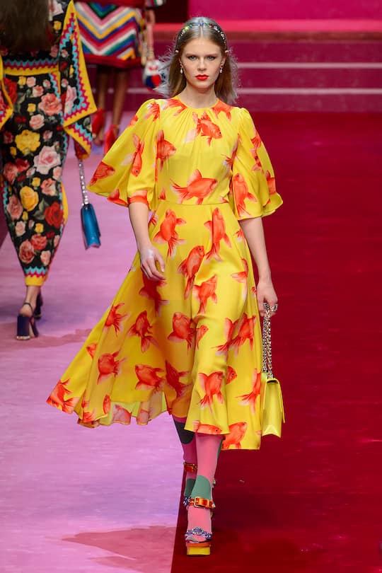 Dolce & Gabbana Frühjahr/Sommer 2018 Kollektion, Mailand Fashion Week