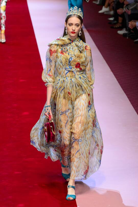 Dolce & Gabbana Frühjahr/Sommer 2018 Kollektion, Mailand Fashion Week