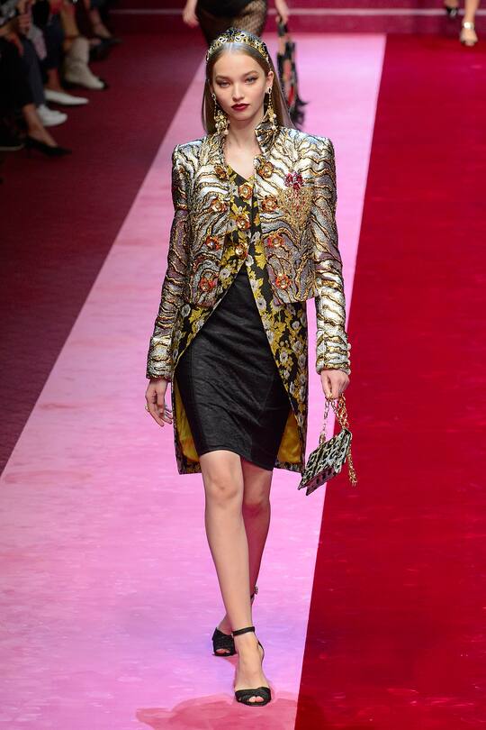 Dolce & Gabbana Frühjahr/Sommer 2018 Kollektion, Mailand Fashion Week