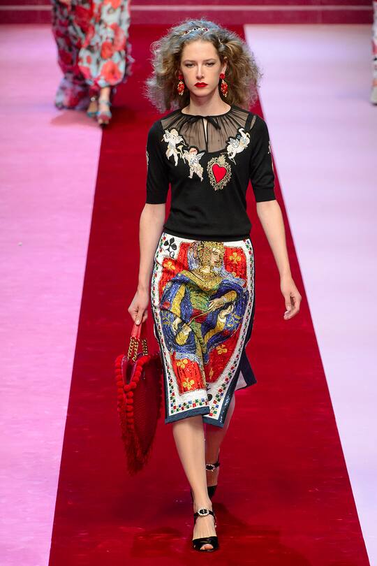 Dolce & Gabbana Frühjahr/Sommer 2018 Kollektion, Mailand Fashion Week
