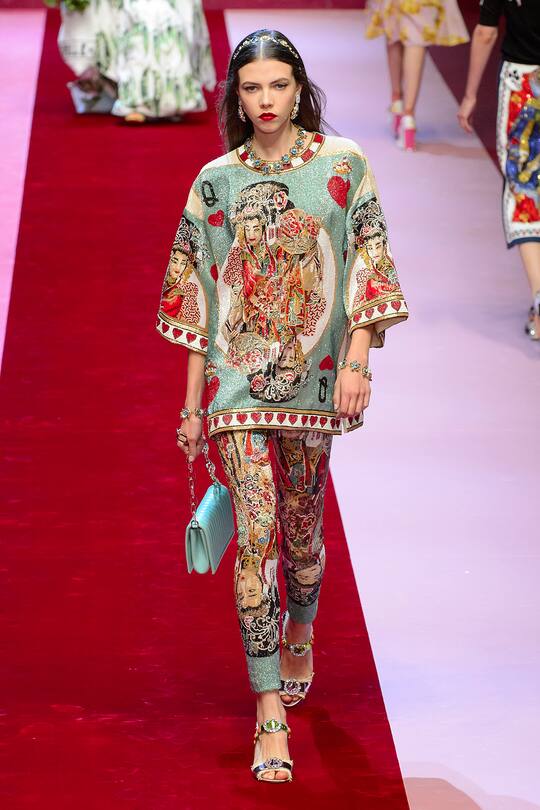 Dolce & Gabbana Frühjahr/Sommer 2018 Kollektion, Mailand Fashion Week