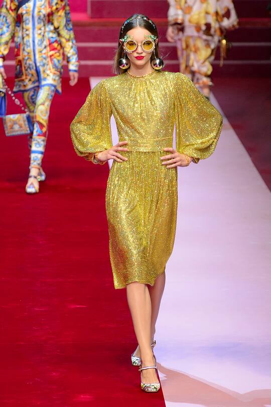 Dolce & Gabbana Frühjahr/Sommer 2018 Kollektion, Mailand Fashion Week