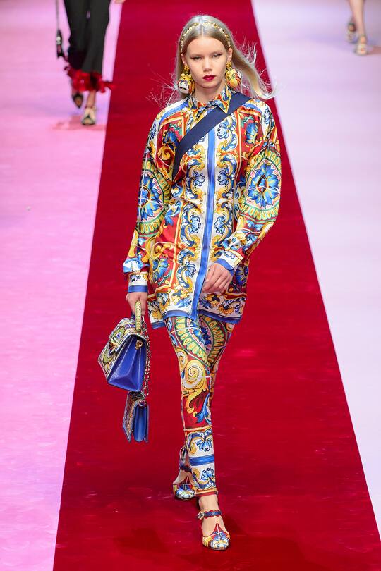 Dolce & Gabbana Frühjahr/Sommer 2018 Kollektion, Mailand Fashion Week