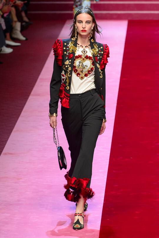Dolce & Gabbana Frühjahr/Sommer 2018 Kollektion, Mailand Fashion Week