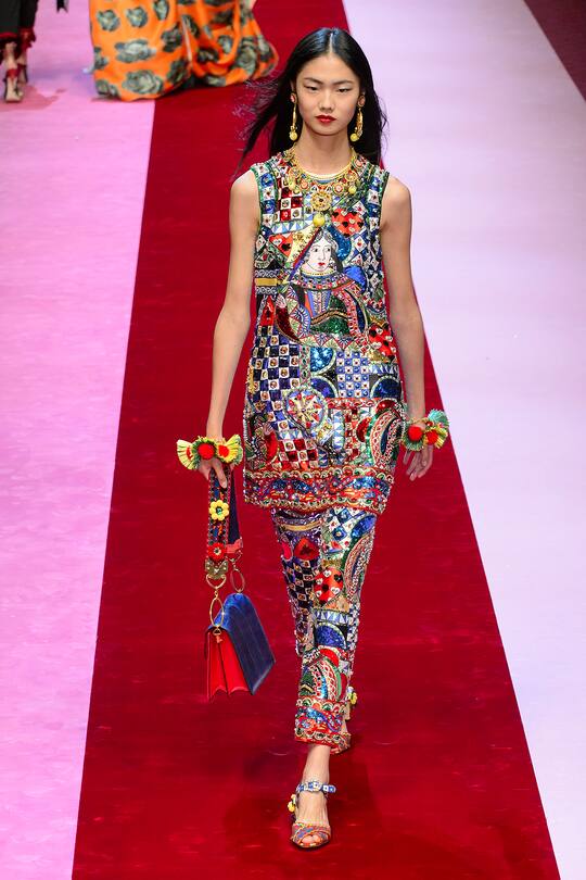 Dolce & Gabbana Frühjahr/Sommer 2018 Kollektion, Mailand Fashion Week