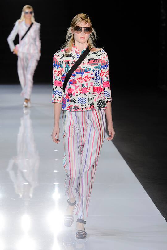 Die Runway-Bilder der Emporio Armani SS18 Show in London