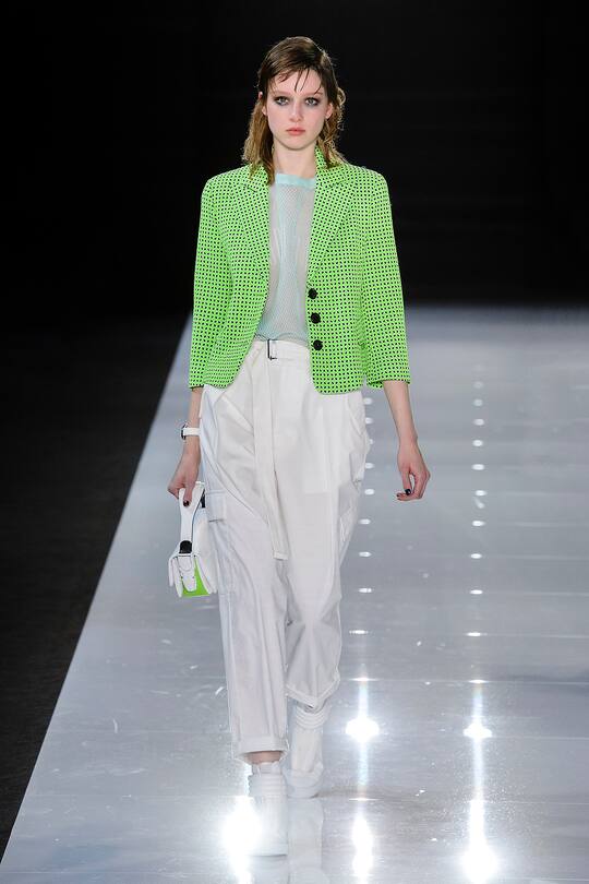 Die Runway-Bilder der Emporio Armani SS18 Show in London