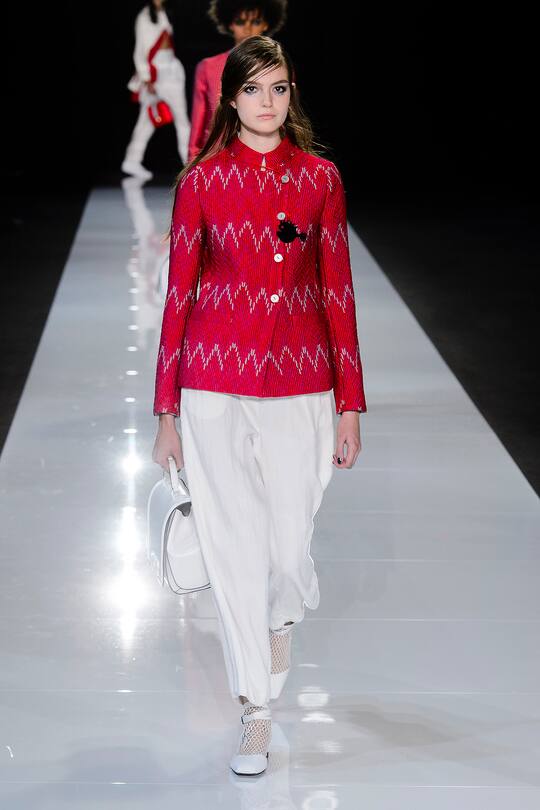 Die Runway-Bilder der Emporio Armani SS18 Show in London