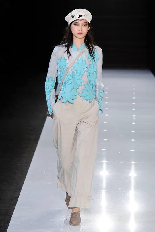 Die Runway-Bilder der Emporio Armani SS18 Show in London