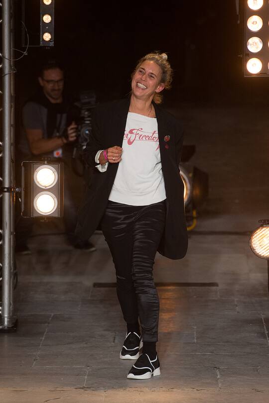 Look von der Isabel Marant Frühjahr/Sommer 2018 Show in Paris