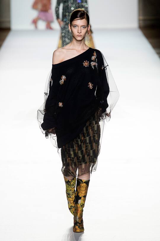 Runway-Bild der Dries Van Noten Frühjahr/Sommer 2018 Show in Paris