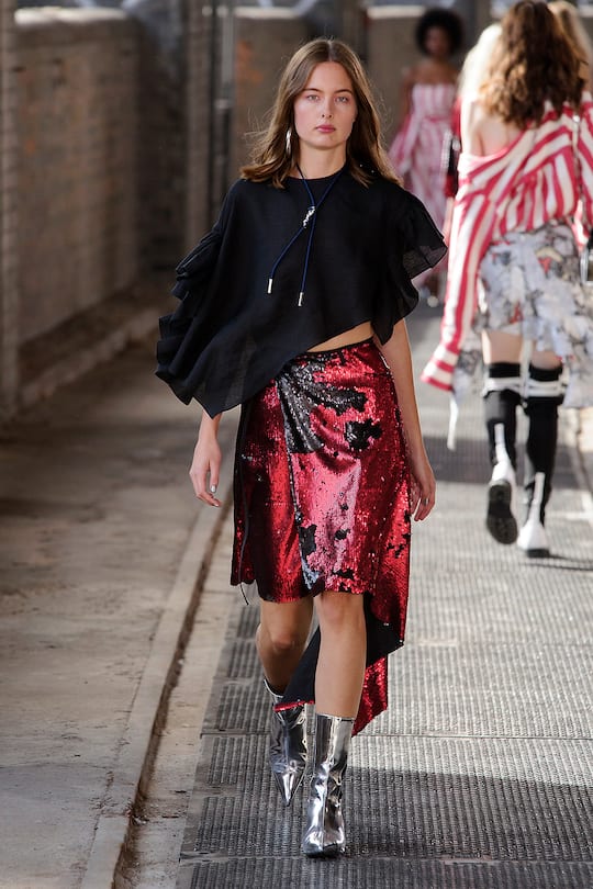 Runway-Bild der Marques'Almeida SS18 Show in London