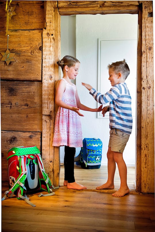 Lukas Studer und seine Zwillinge