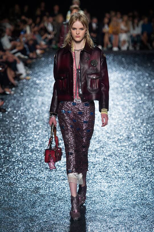 Runaway-Bild der Coach SS18 Show in New York