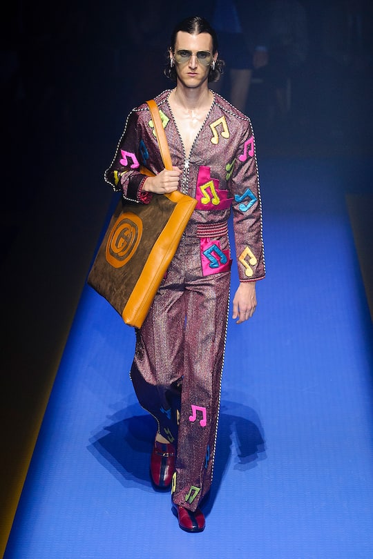 Runway-Bild der Gucci Frühjahr/Sommer 2018 Kollektion aus Mailand