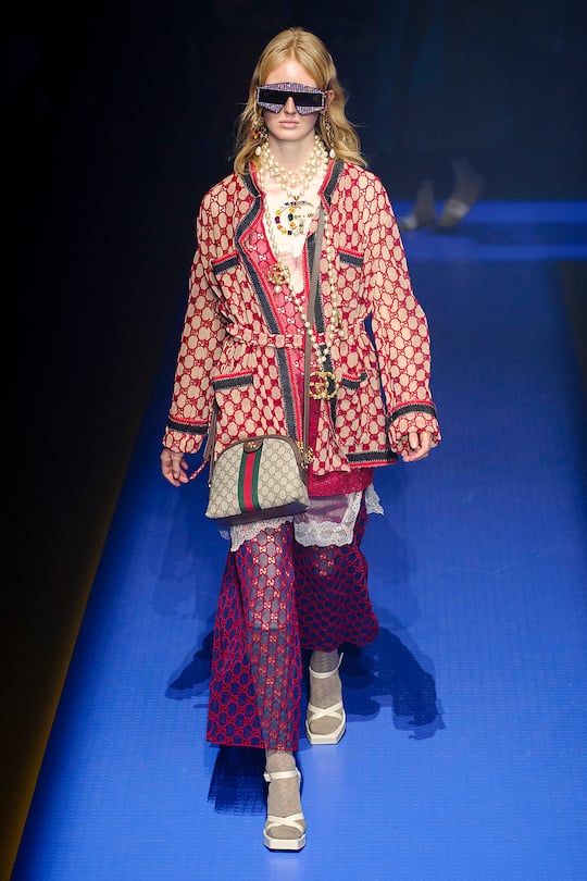 Runway-Bild der Gucci Frühjahr/Sommer 2018 Kollektion aus Mailand