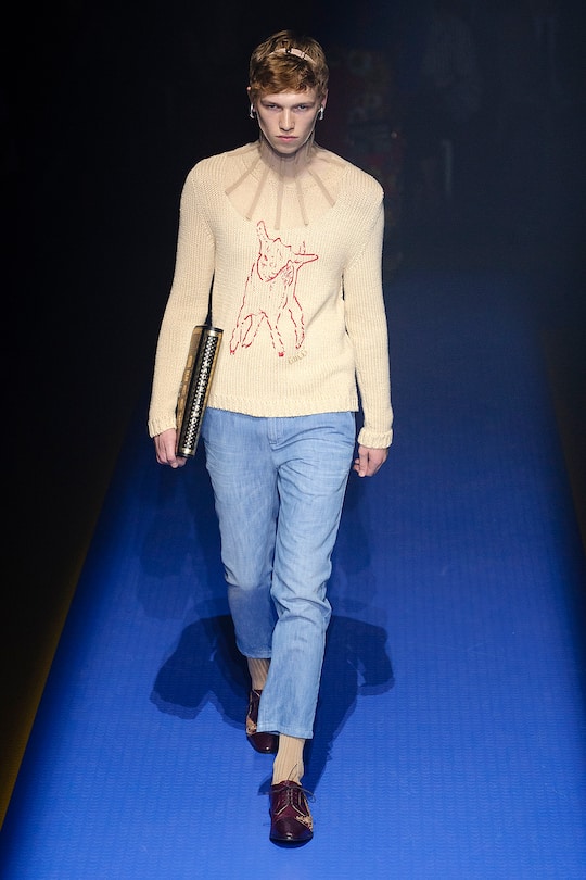 Runway-Bild der Gucci Frühjahr/Sommer 2018 Kollektion aus Mailand