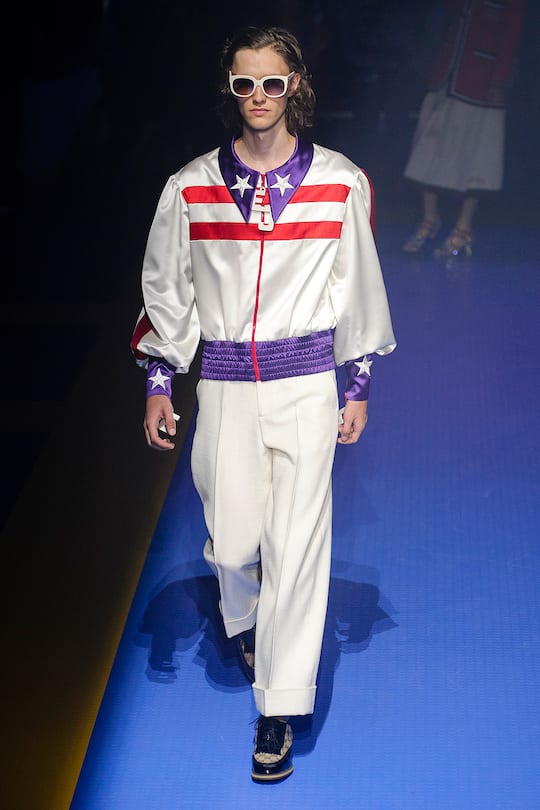 Runway-Bild der Gucci Frühjahr/Sommer 2018 Kollektion aus Mailand