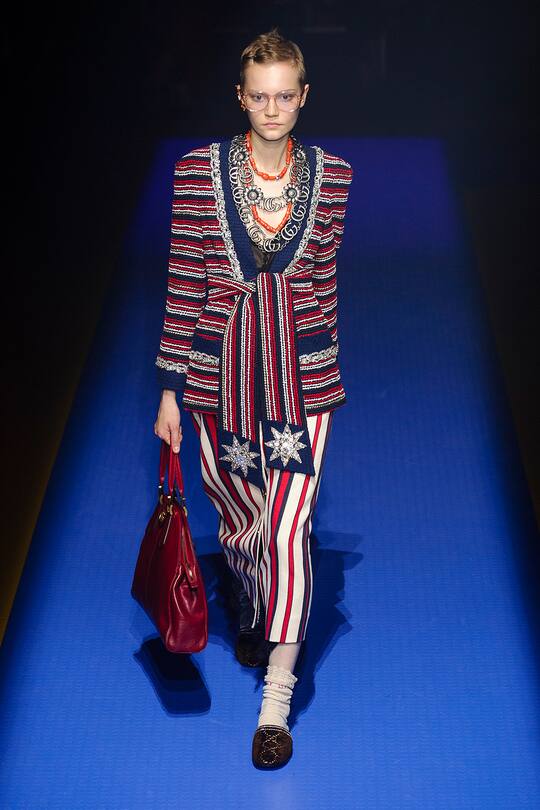 Runway-Bild der Gucci Frühjahr/Sommer 2018 Kollektion aus Mailand