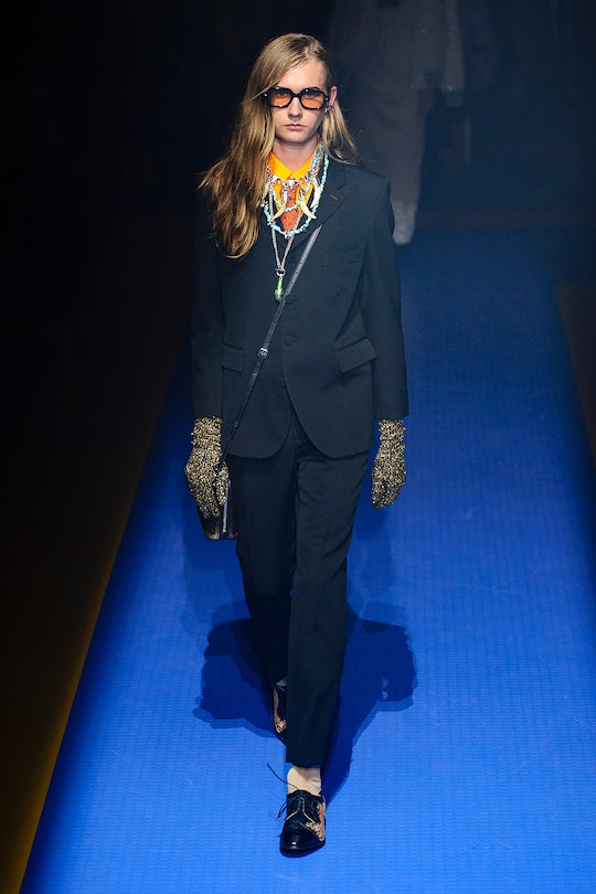 Runway-Bild der Gucci Frühjahr/Sommer 2018 Kollektion aus Mailand
