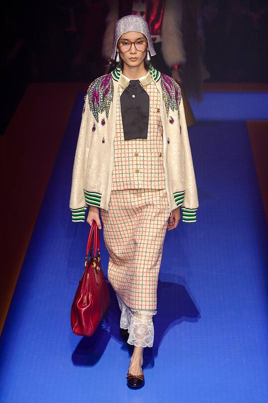 Runway-Bild der Gucci Frühjahr/Sommer 2018 Kollektion aus Mailand