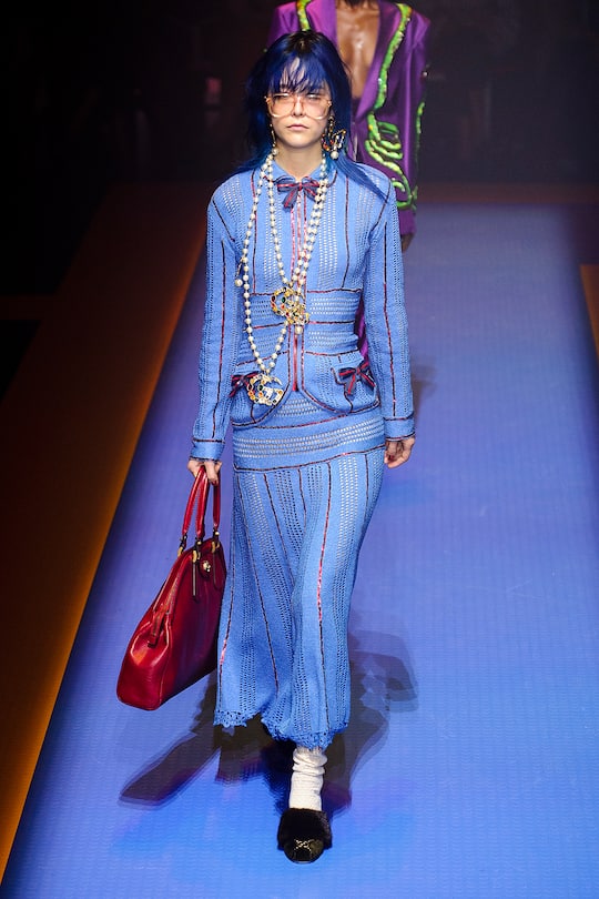 Runway-Bild der Gucci Frühjahr/Sommer 2018 Kollektion aus Mailand