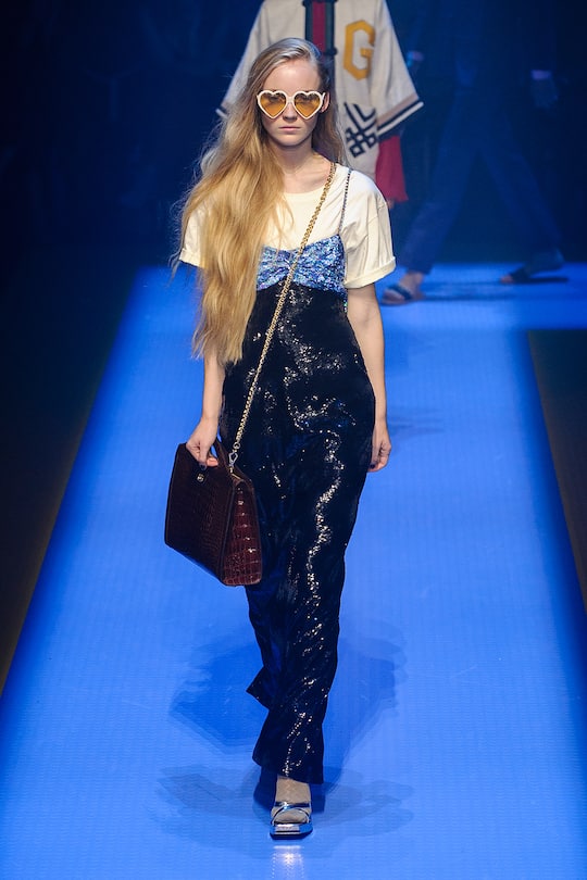 Runway-Bild der Gucci Frühjahr/Sommer 2018 Kollektion aus Mailand