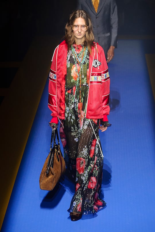Runway-Bild der Gucci Frühjahr/Sommer 2018 Kollektion aus Mailand