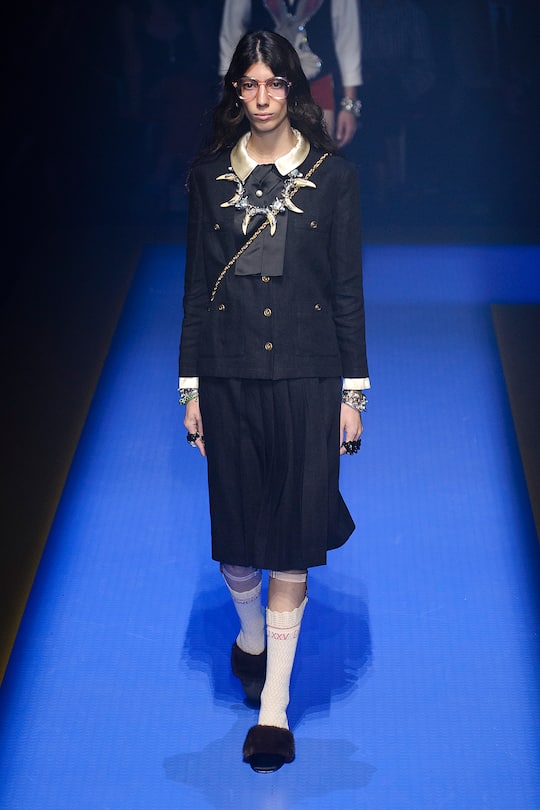 Runway-Bild der Gucci Frühjahr/Sommer 2018 Kollektion aus Mailand