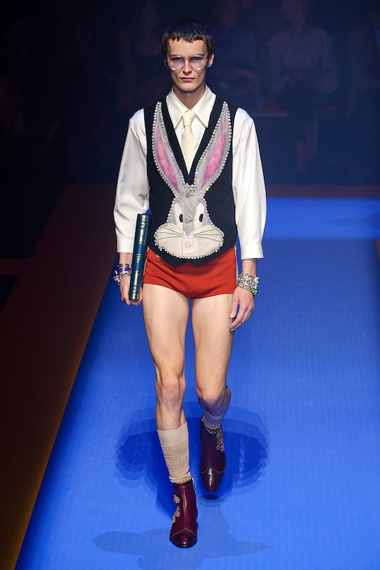 Runway-Bild der Gucci Frühjahr/Sommer 2018 Kollektion aus Mailand
