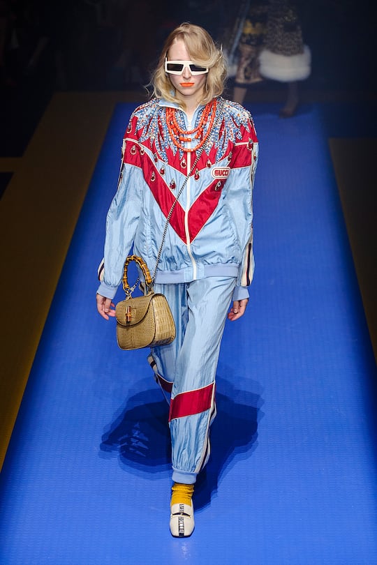 Runway-Bild der Gucci Frühjahr/Sommer 2018 Kollektion aus Mailand