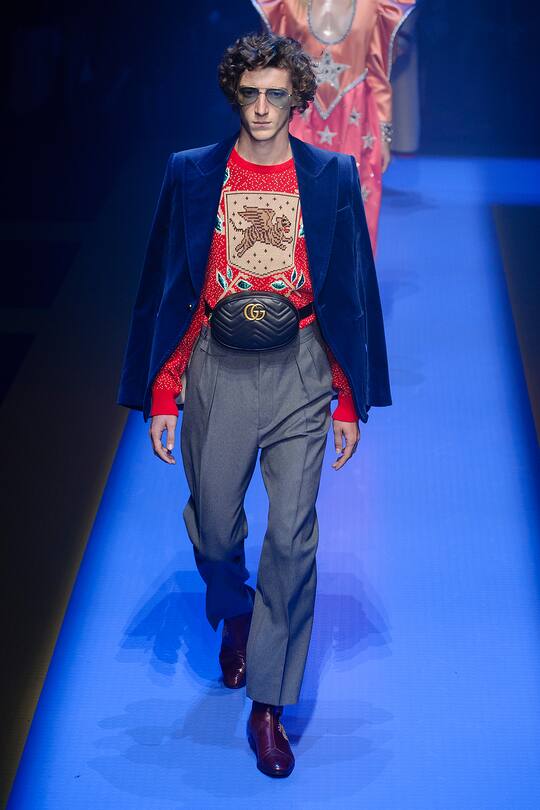 Runway-Bild der Gucci Frühjahr/Sommer 2018 Kollektion aus Mailand