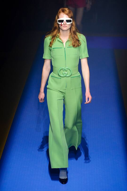 Runway-Bild der Gucci Frühjahr/Sommer 2018 Kollektion aus Mailand