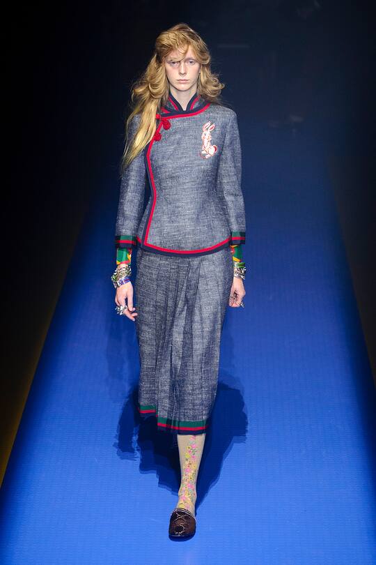 Runway-Bild der Gucci Frühjahr/Sommer 2018 Kollektion aus Mailand