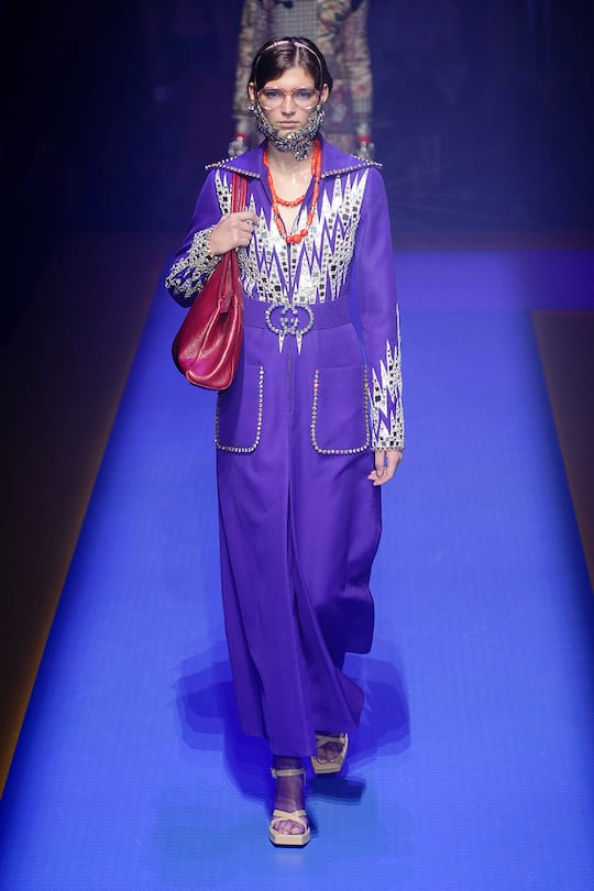 Runway-Bild der Gucci Frühjahr/Sommer 2018 Kollektion aus Mailand