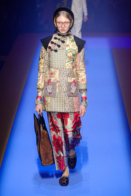 Runway-Bild der Gucci Frühjahr/Sommer 2018 Kollektion aus Mailand