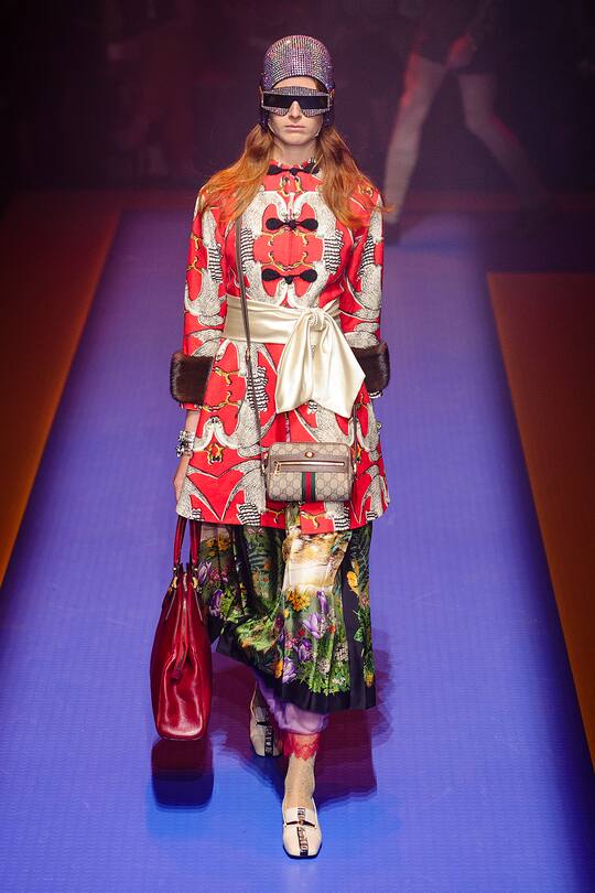 Runway-Bild der Gucci Frühjahr/Sommer 2018 Kollektion aus Mailand