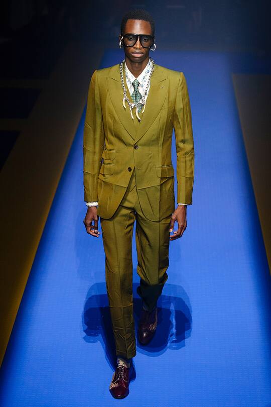 Runway-Bild der Gucci Frühjahr/Sommer 2018 Kollektion aus Mailand