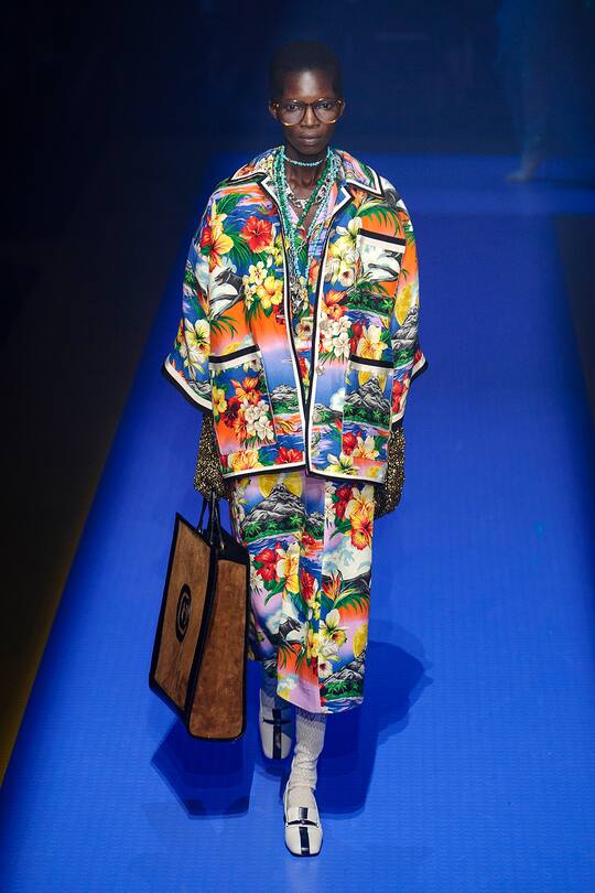 Runway-Bild der Gucci Frühjahr/Sommer 2018 Kollektion aus Mailand