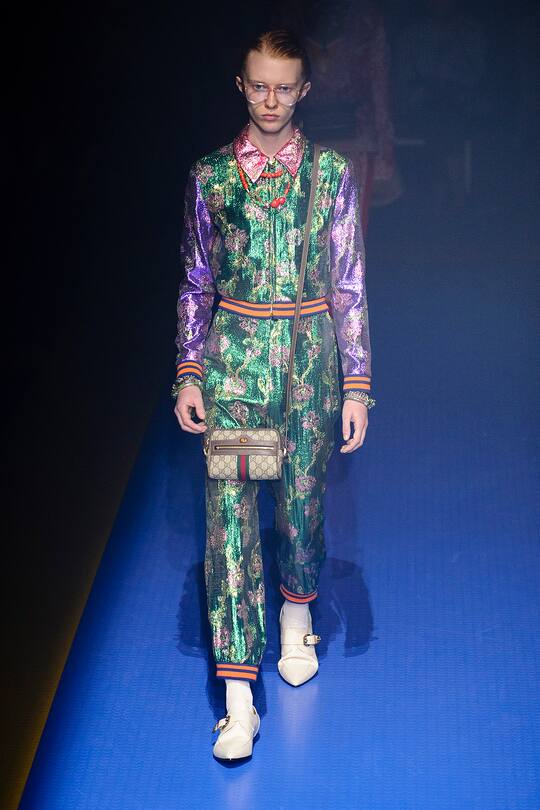 Runway-Bild der Gucci Frühjahr/Sommer 2018 Kollektion aus Mailand
