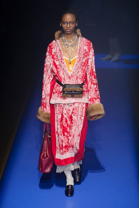 Runway-Bild der Gucci Frühjahr/Sommer 2018 Kollektion aus Mailand