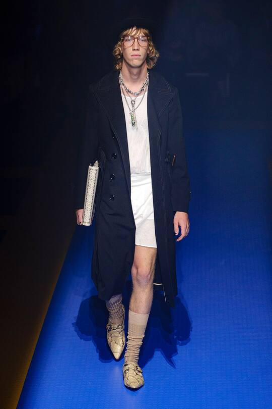 Runway-Bild der Gucci Frühjahr/Sommer 2018 Kollektion aus Mailand