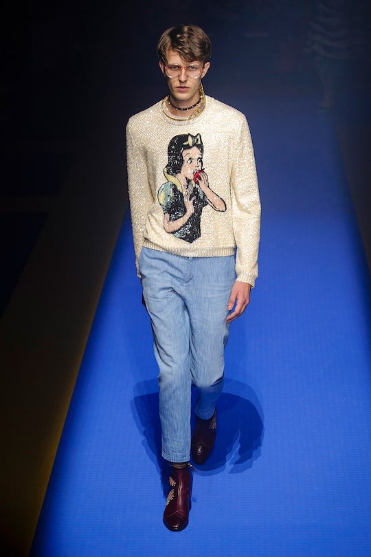 Runway-Bild der Gucci Frühjahr/Sommer 2018 Kollektion aus Mailand